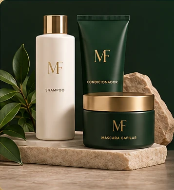 Apresentação ilustrativa de produtos Home Care do Studio